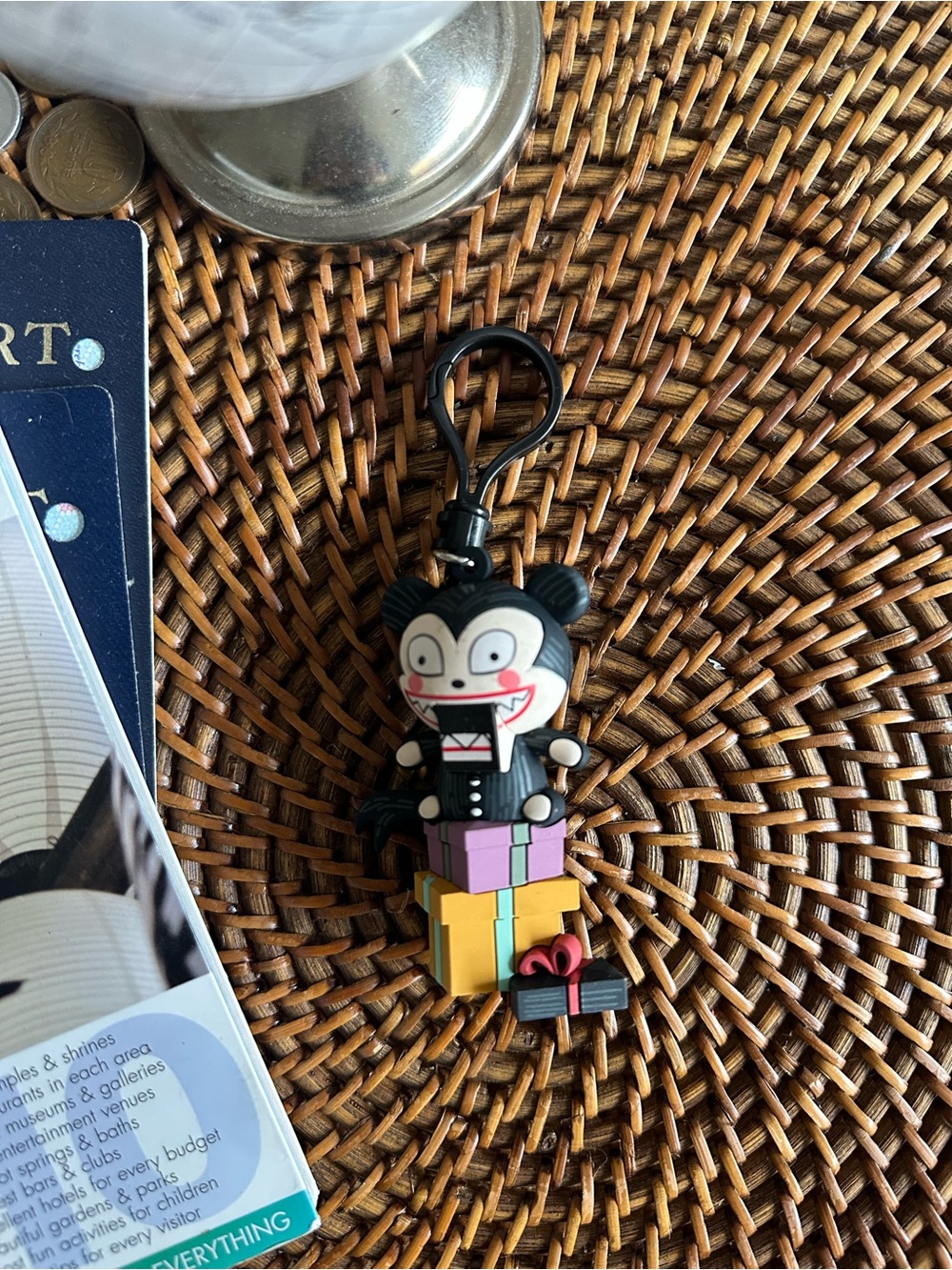 Disney Nightmare Before Christmas “Scary Teddy” Keychain
